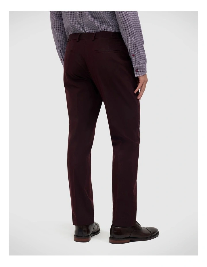 Jett Performance Tailored Pant in Burgundy image 6