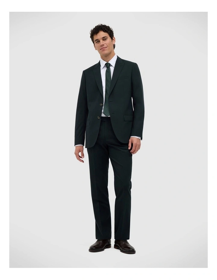 Wool Tailored Pant in Dk Khaki image 3