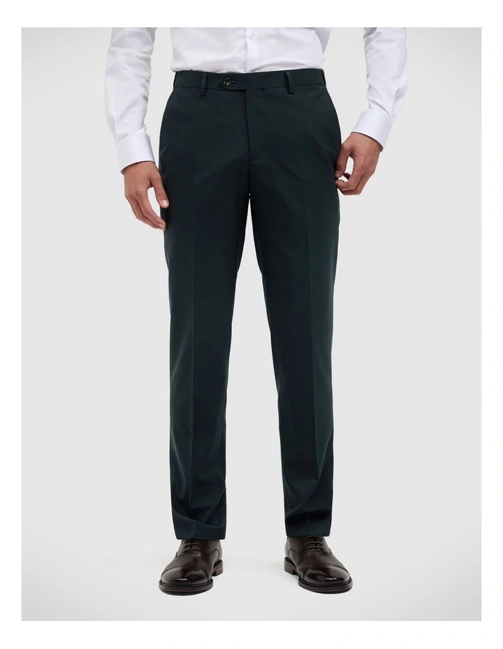 Wool Tailored Pant in Dk Khaki image 4