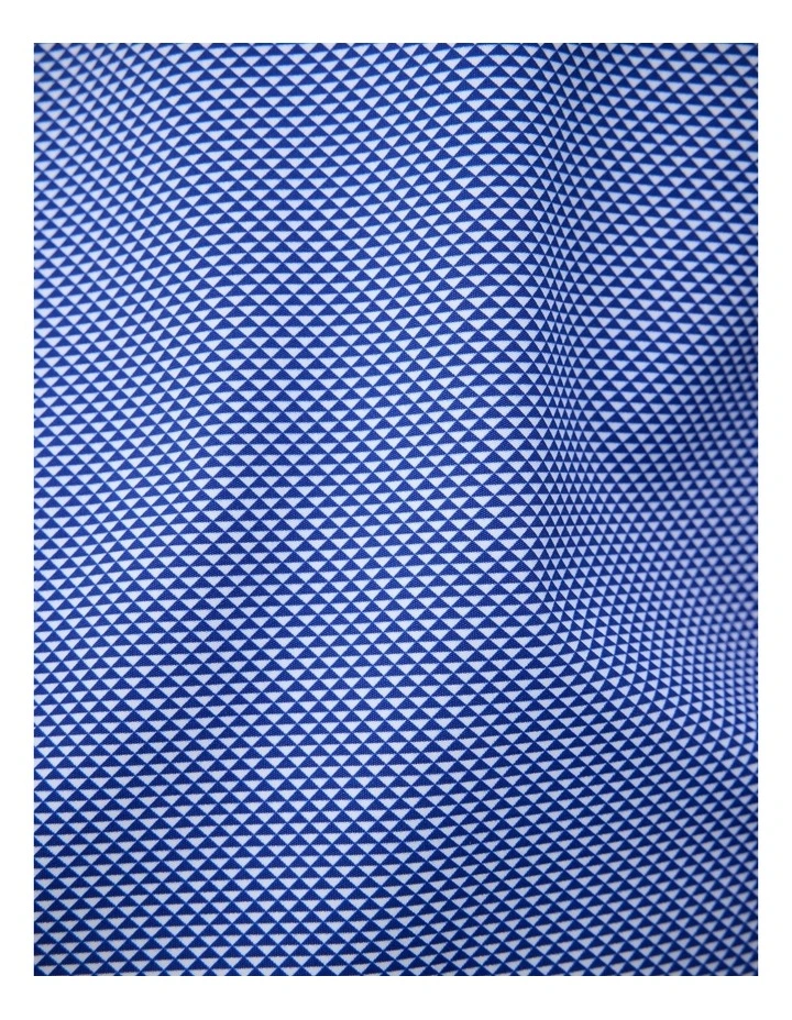 Kyle Performance Print Shirt in Blue image 6