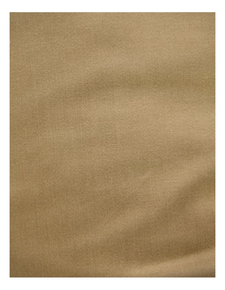 Fraser Comfort Waistband Shorts in Tan image 7