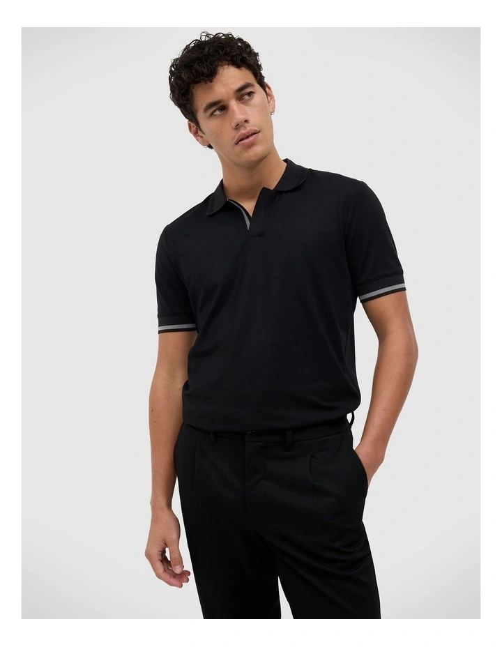 Hayden Performance Polo in Black image 1