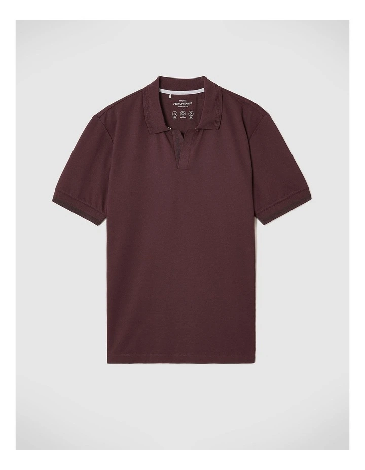 Hayden Performance Polo in Dark Burgundy image 2