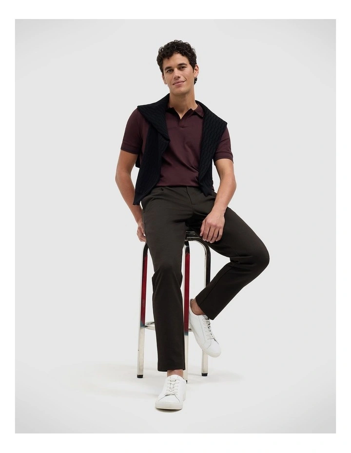 Hayden Performance Polo in Dark Burgundy image 3