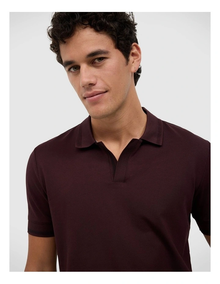 Hayden Performance Polo in Dark Burgundy image 5
