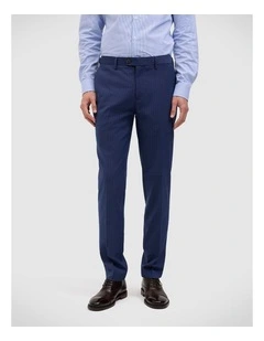 Nate Pinstripe Tailored Pant in Blue