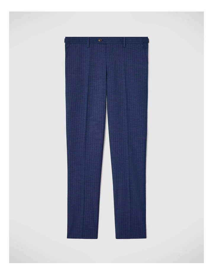 Nate Pinstripe Tailored Pant in Blue image 2