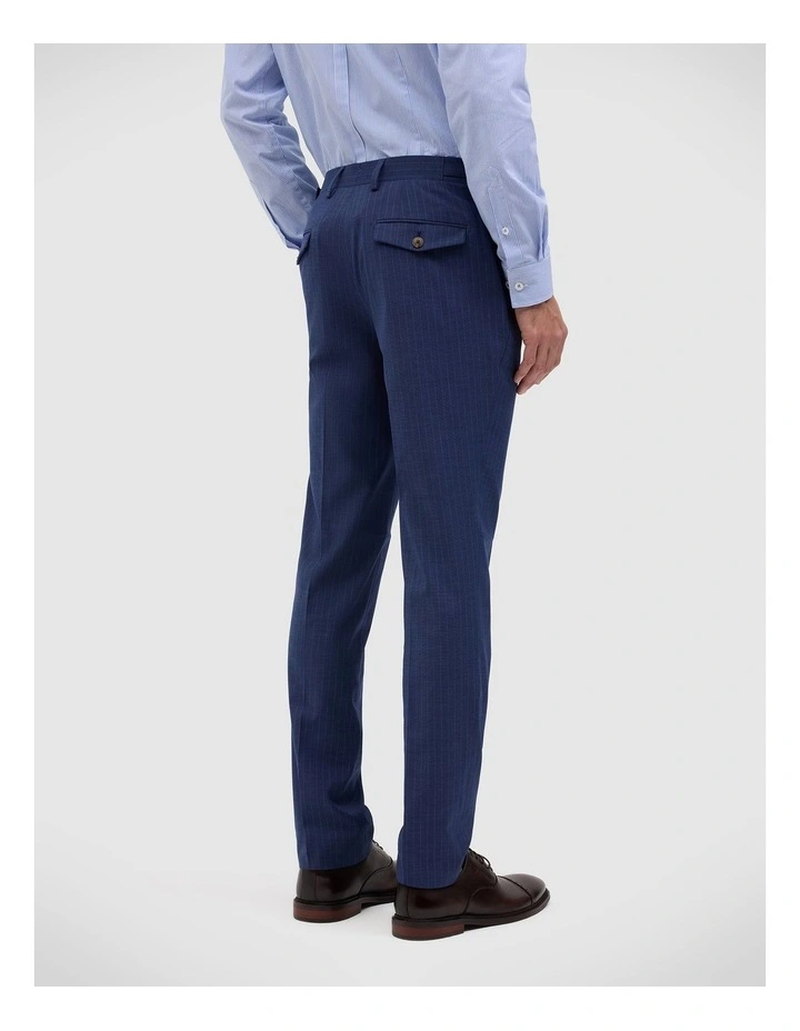 Nate Pinstripe Tailored Pant in Blue image 4