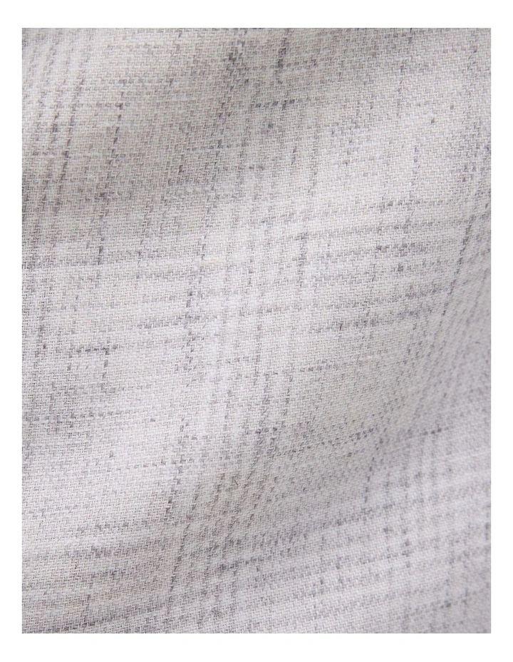 Sam Check Tailored Pant in Lt Grey image 7