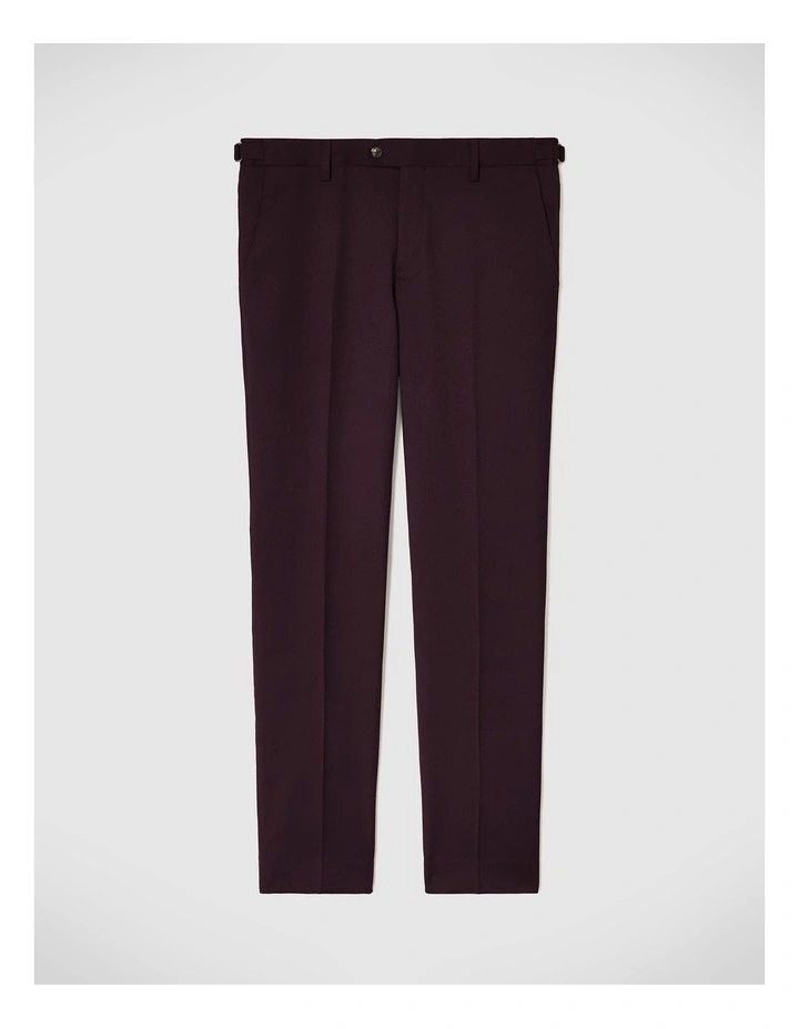 Maurice Tailored Pant in Burgundy image 2