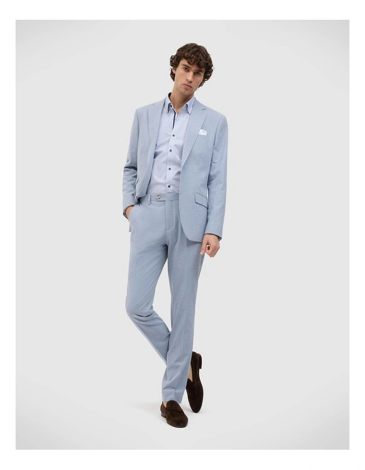 Toby Geo Print Shirt in Blue image 3