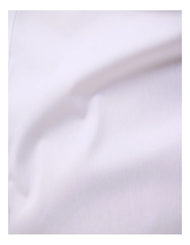 Aaron Cotton Shirt in White image 7