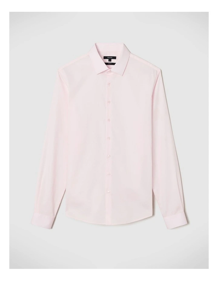 Eddie Long Sleeve Shirt in Pink image 2