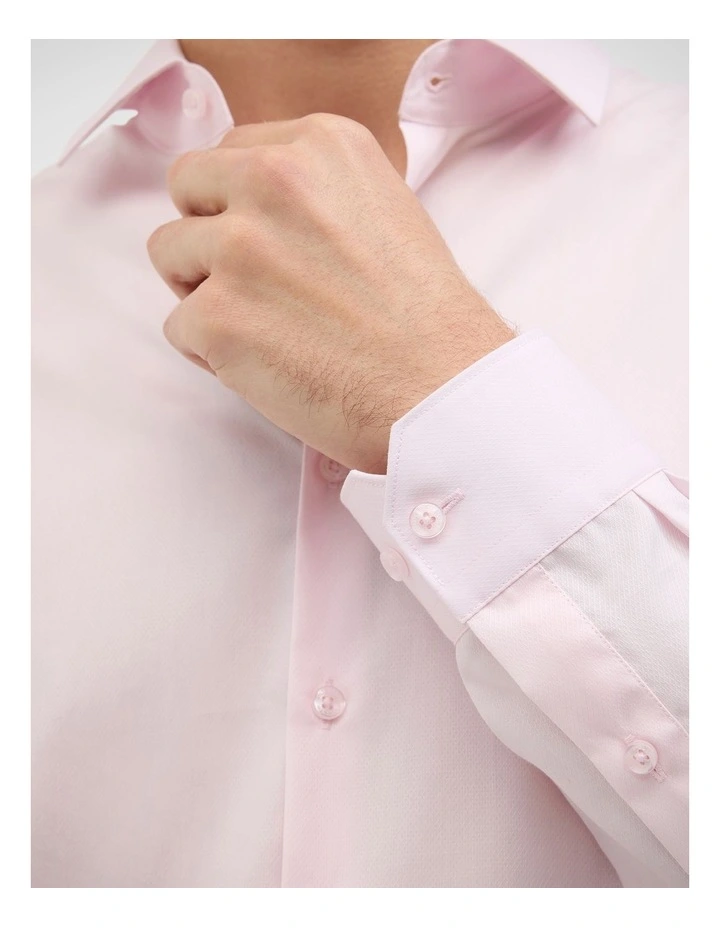 Eddie Long Sleeve Shirt in Pink image 5