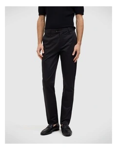 Tyler Comfort Stretch Chino in Dark Charcoal