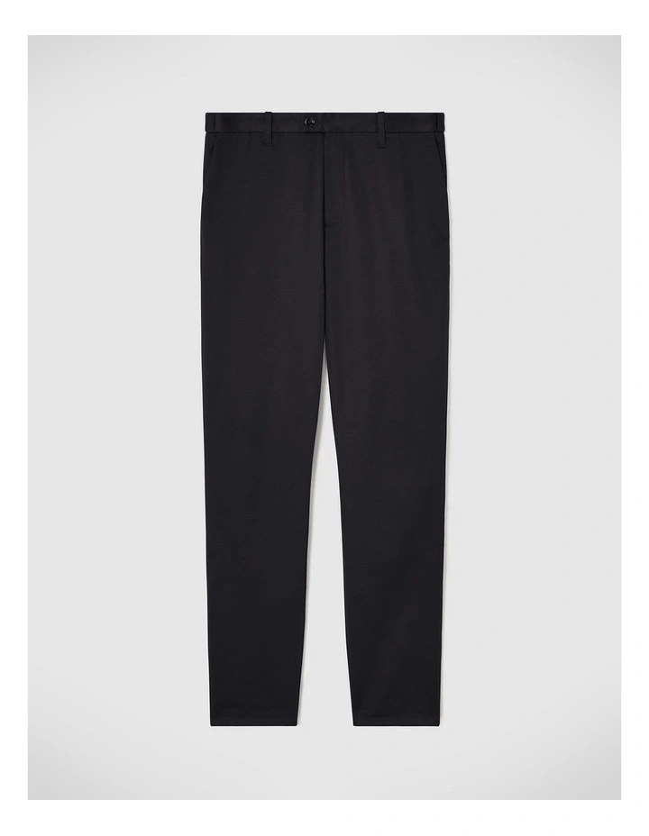 Tyler Comfort Stretch Chino in Dark Charcoal image 2
