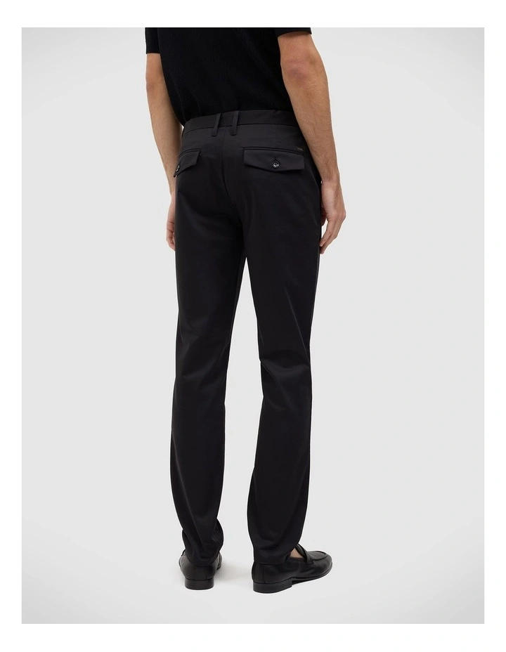 Tyler Comfort Stretch Chino in Dark Charcoal image 5