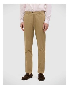 Tyler Comfort Stretch Chino in Tan