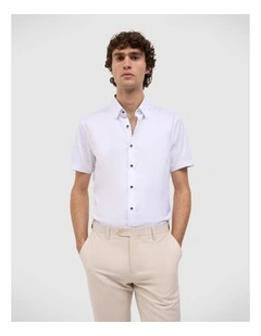 Joshua Textured Shirt in White