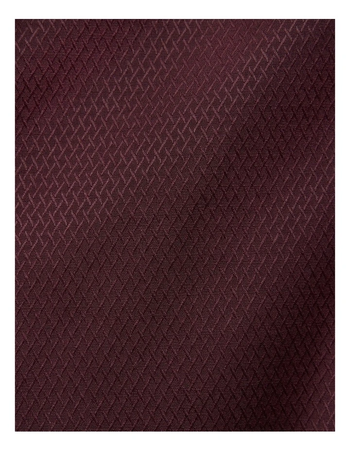 Joshua Textured Shirt in Burgundy image 6