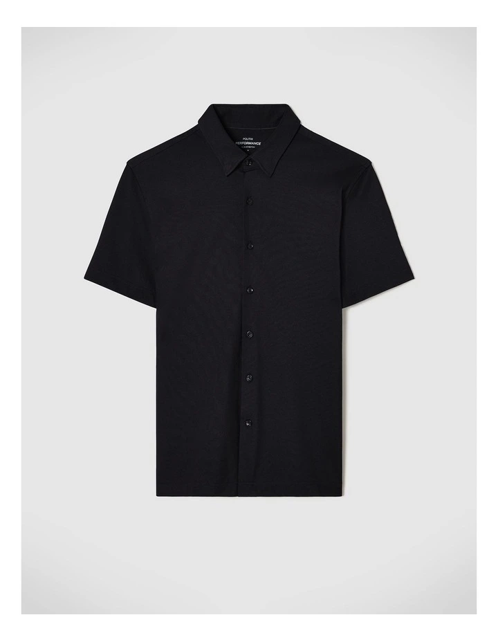 Keiran Performance Shirt in Black image 2