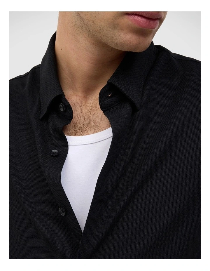 Keiran Performance Shirt in Black image 4