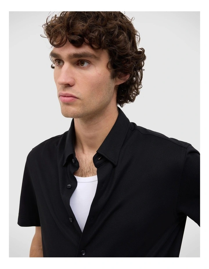 Keiran Performance Shirt in Black image 5