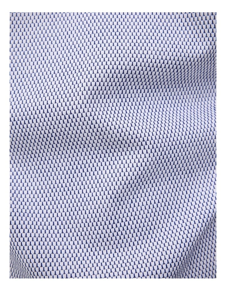 Zachary Jacquard Polo in Wht/coblt image 6