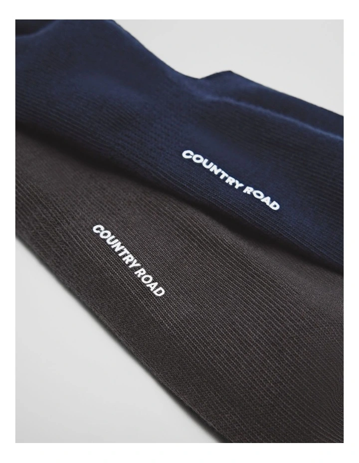 No Show Sock Pack of 3 in Multicolour image 2