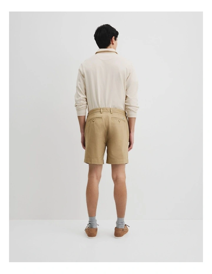 Australian Cotton Workwear Short in Stone image 6