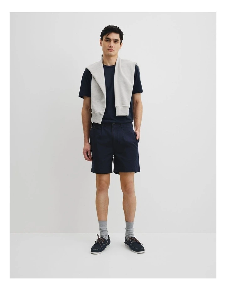 Australian Cotton Workwear Short in Navy image 1