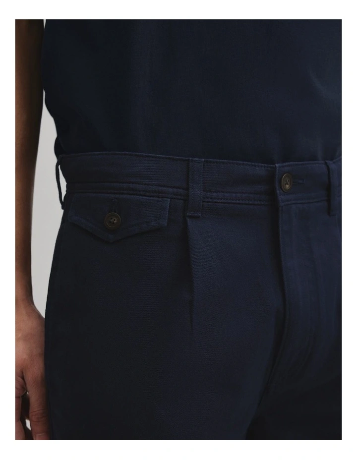 Australian Cotton Workwear Short in Navy image 3