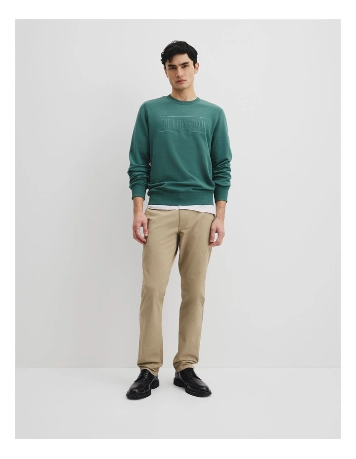 Verified Australian Cotton Heritage Sweat in Cypress image 3