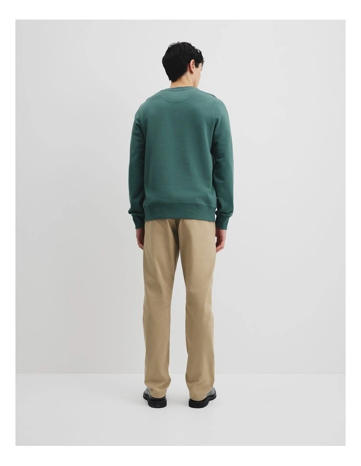 Verified Australian Cotton Heritage Sweat in Cypress image 4