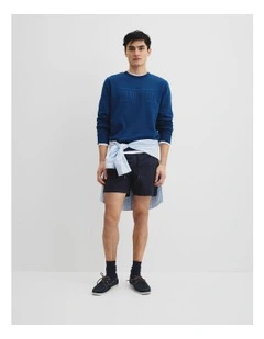 Verified Australian Cotton Heritage Sweat in Lapis