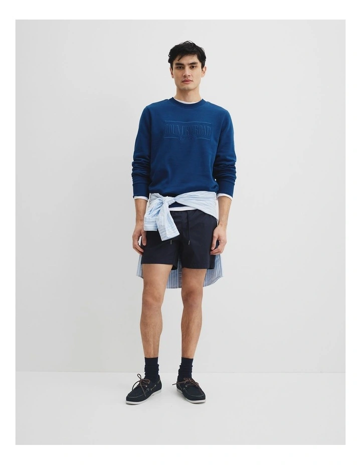 Verified Australian Cotton Heritage Sweat in Lapis image 1
