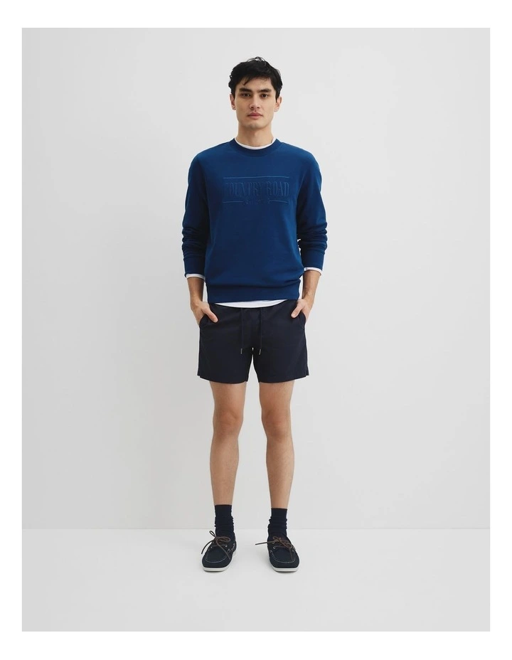 Verified Australian Cotton Heritage Sweat in Lapis image 5