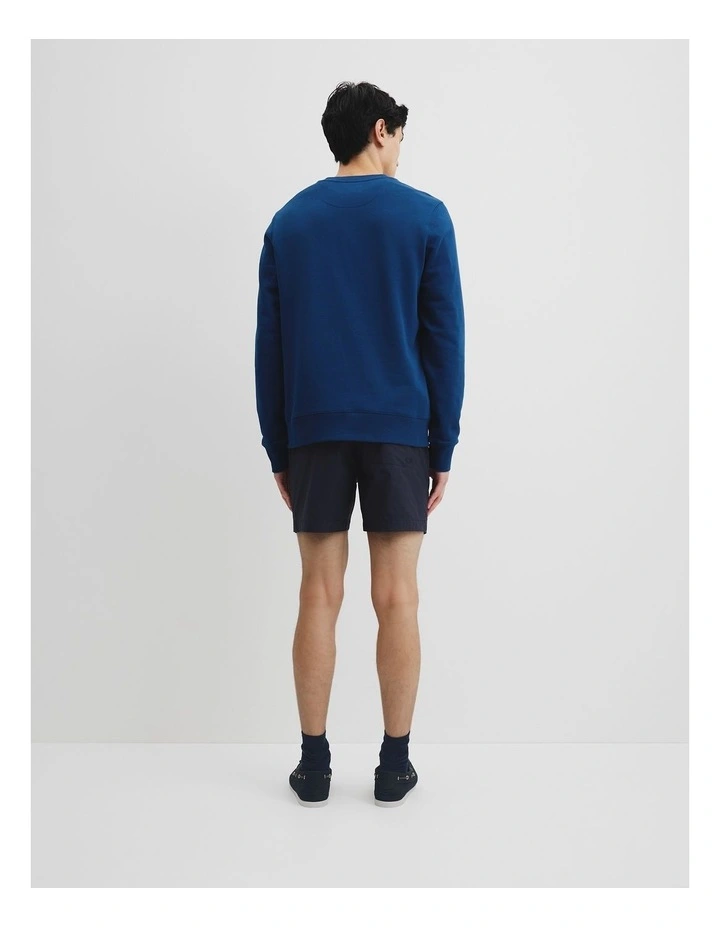 Verified Australian Cotton Heritage Sweat in Lapis image 6