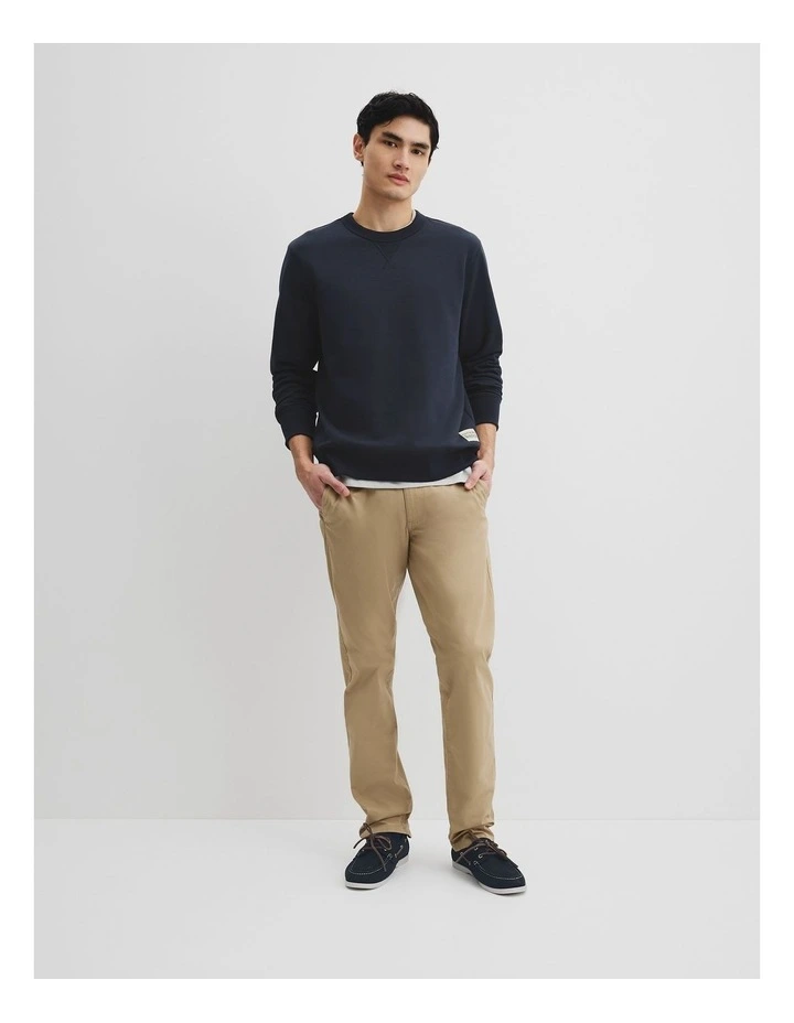 Australian Cotton Workwear Sweat in Navy image 4