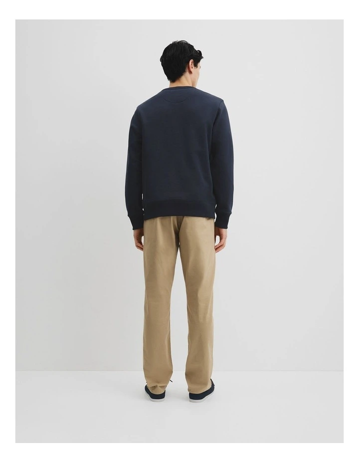 Australian Cotton Workwear Sweat in Navy image 5