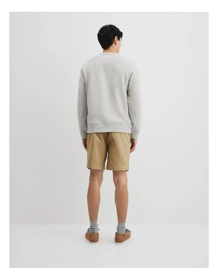 Australian Cotton Workwear Sweat in Grey Melange image 4