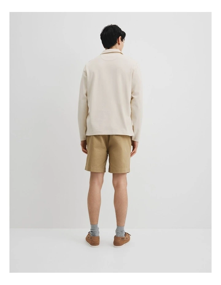 Australian Cotton Workwear Rugby in Oat image 7