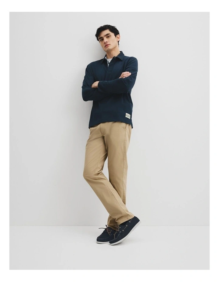Australian Cotton Workwear Rugby in Navy image 1