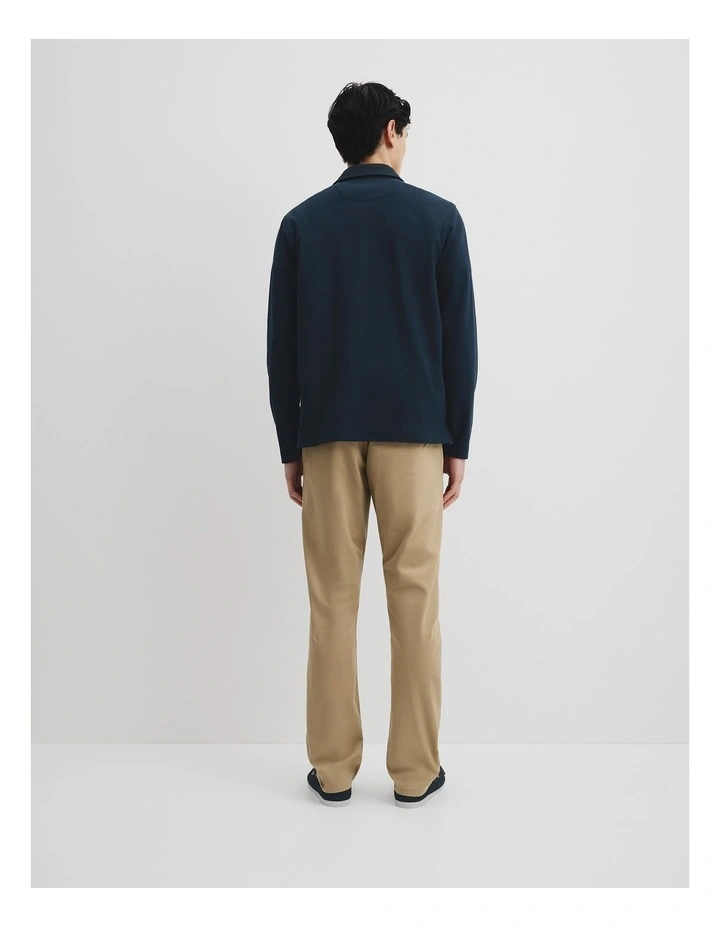 Australian Cotton Workwear Rugby in Navy image 5