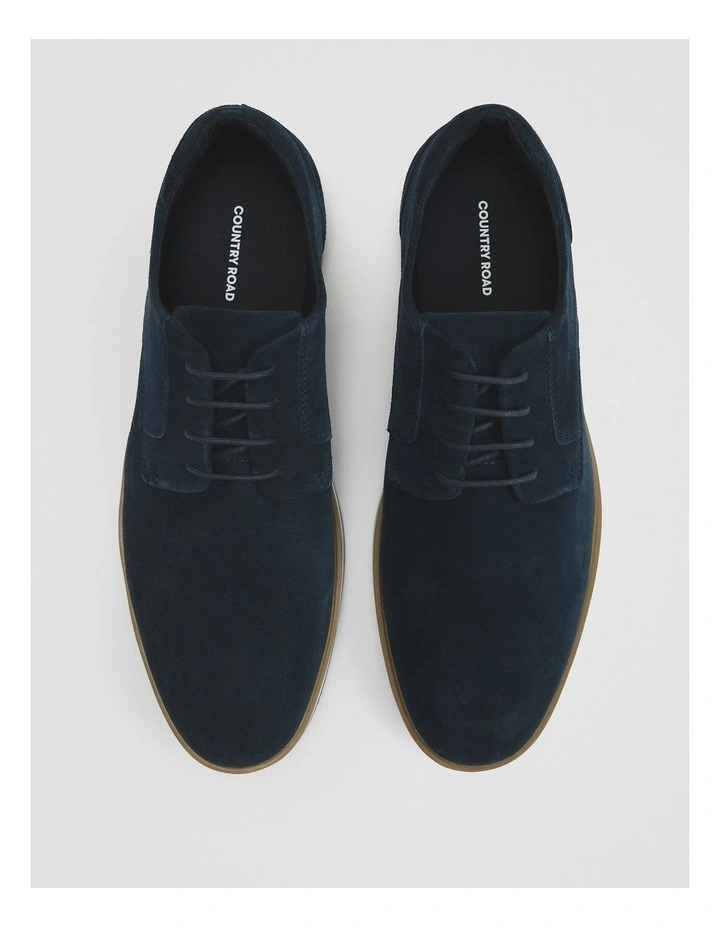 Wesley Derby Shoes in Navy image 3