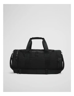 Recycled Polyester Carry On Duffle in Black
