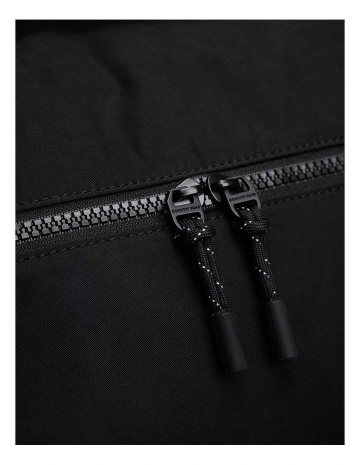 Recycled Polyester Carry On Duffle in Black image 4