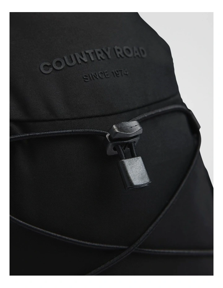 Travel Sling Bag in Black image 3