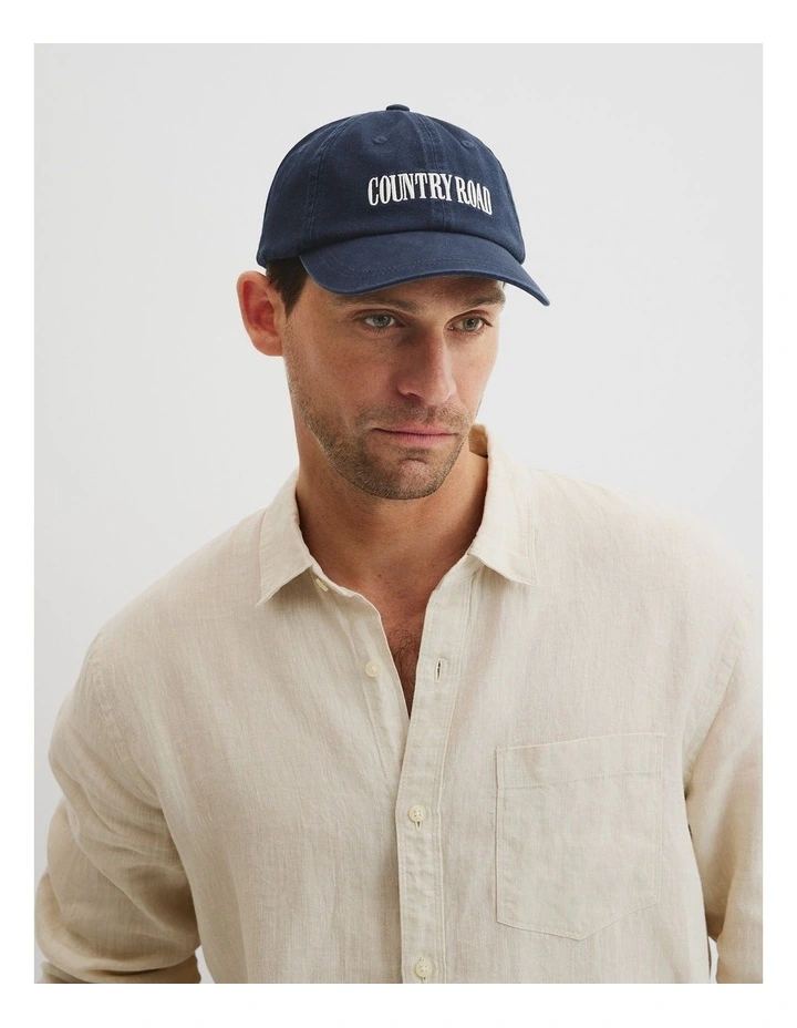Country Road Washed Cap in Navy image 2