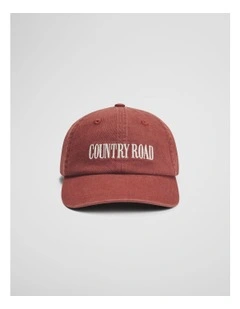 Country Road Washed Cap in Spice